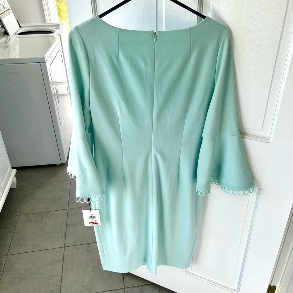 Woman long sleeve dress, blue, formal, size 10